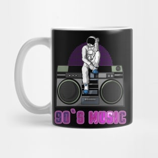 90's Music Astronaut Gettoblaster Mug